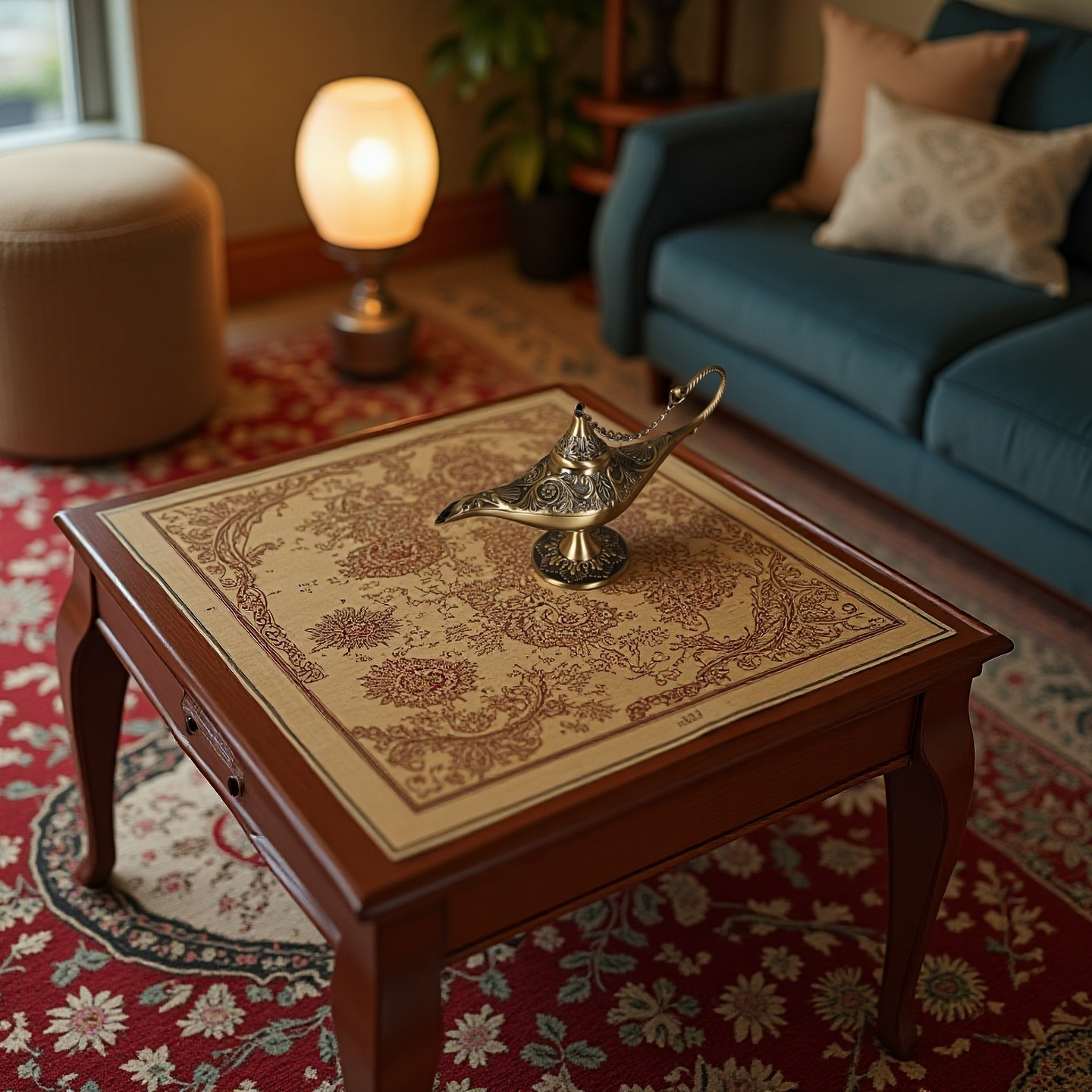 Aladdin’s Magic Lamp – Antique Brass Decor