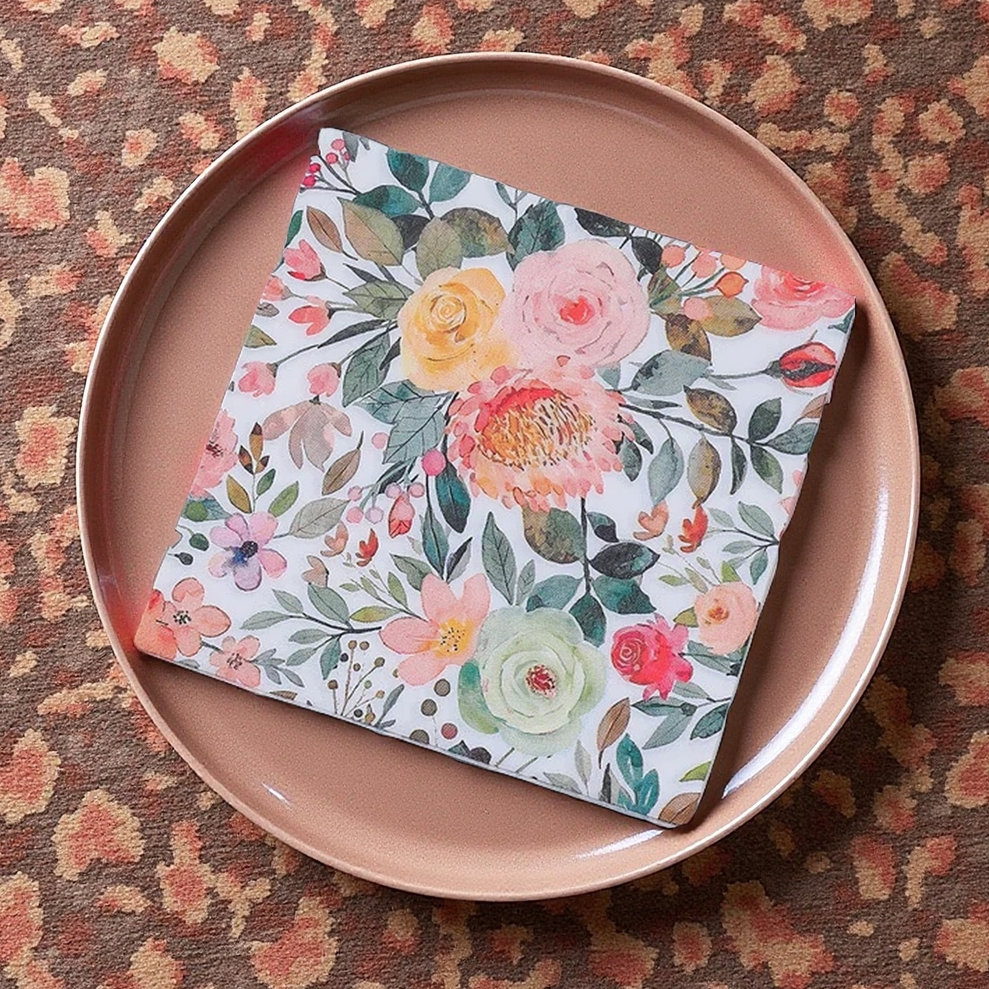 Floral Print Paper Napkins β Soft & Decorative
