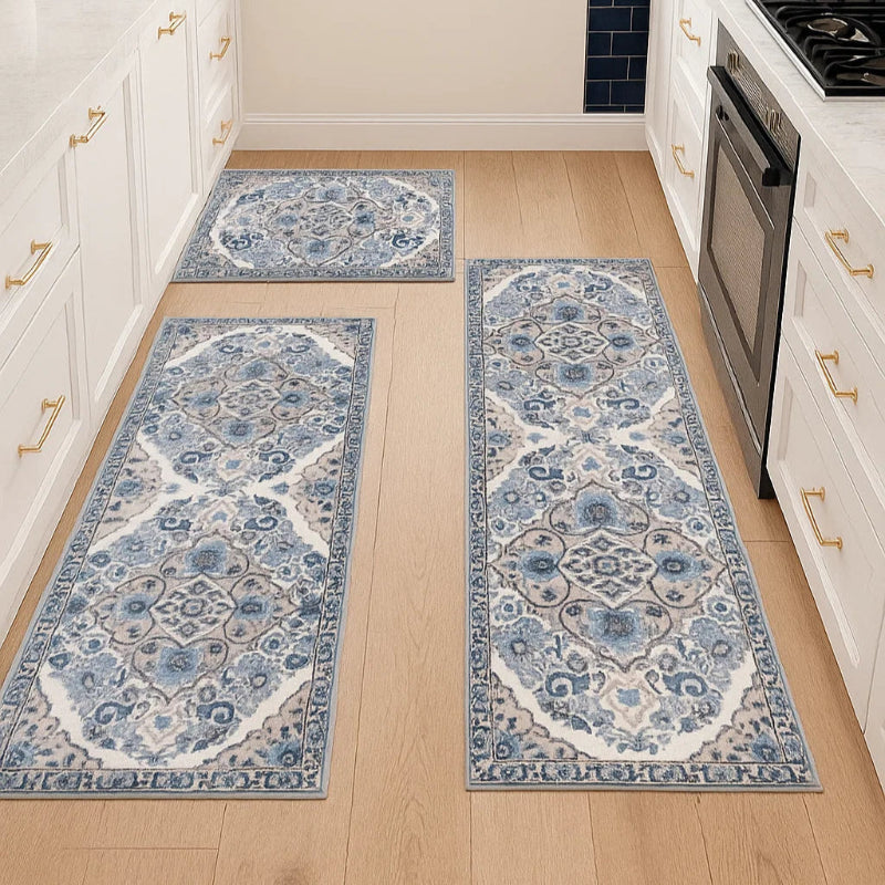 Kitchen Runner Rug β Blue Moroccan