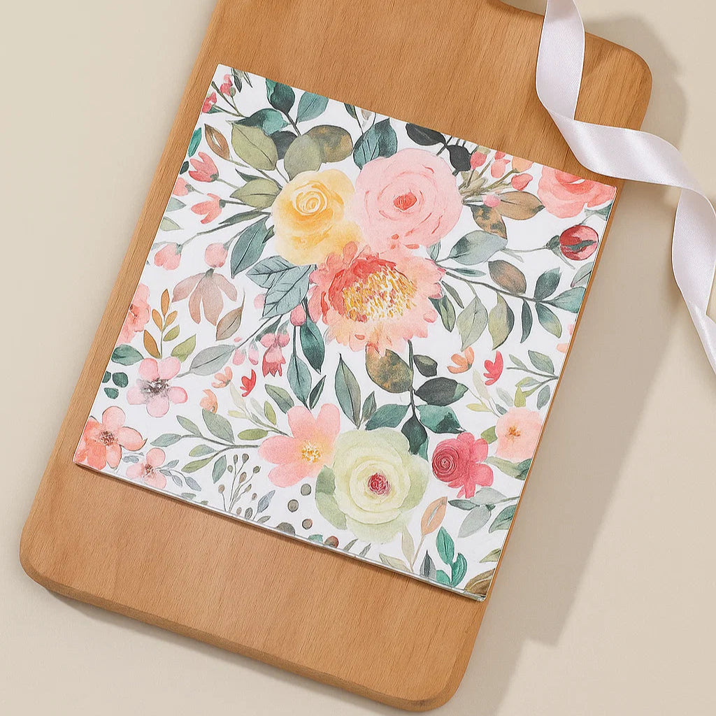 Floral Print Paper Napkins β Soft & Decorative