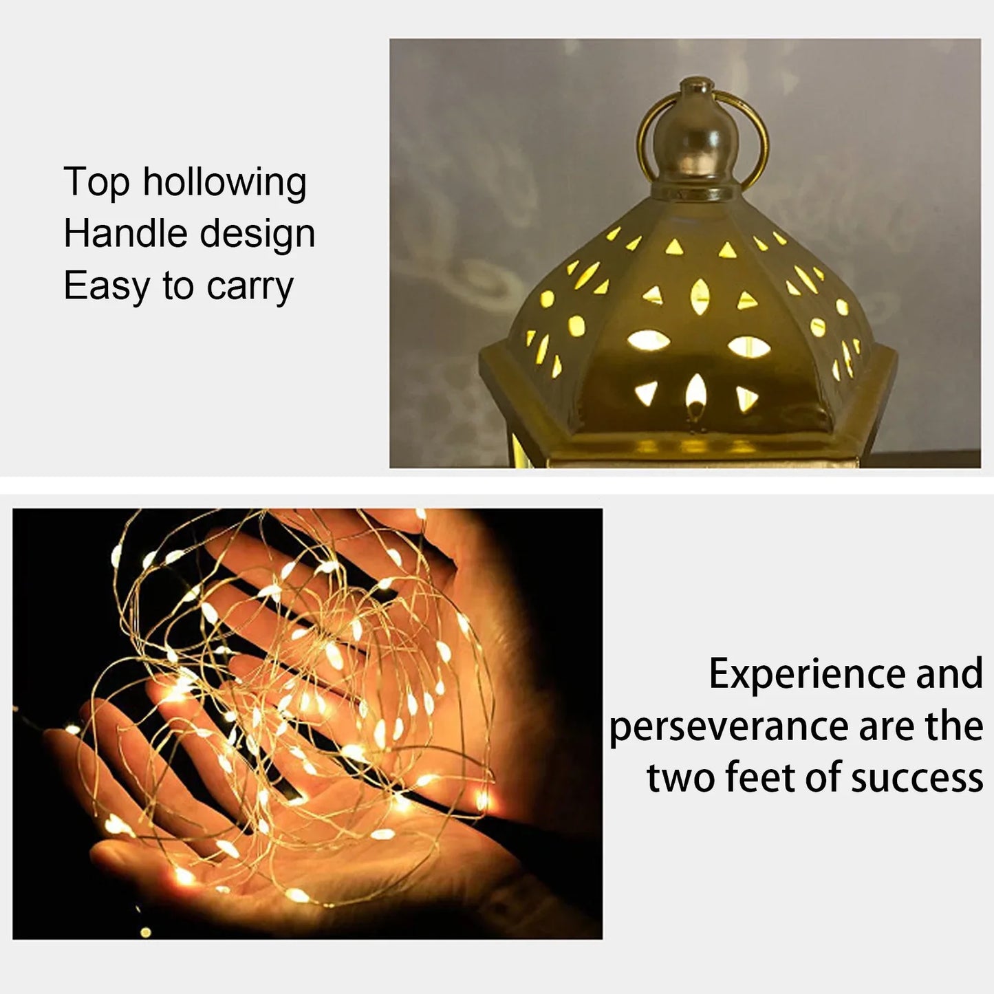 Ramadan Eid Iron LED Lights Decoration