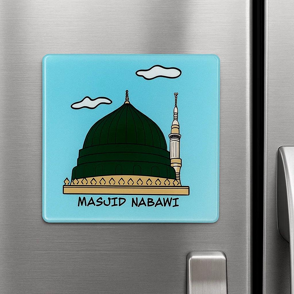 Nabawi Green Dome Magnet – Glass