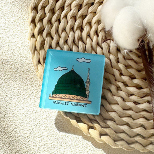 Nabawi Green Dome Magnet – Glass