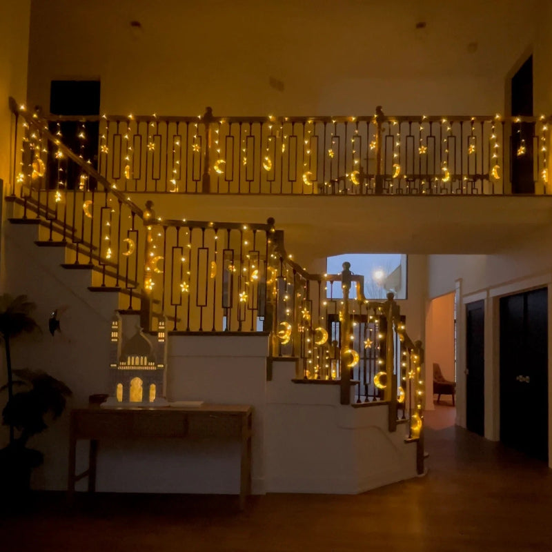 MOON & STAR STRING LIGHTS