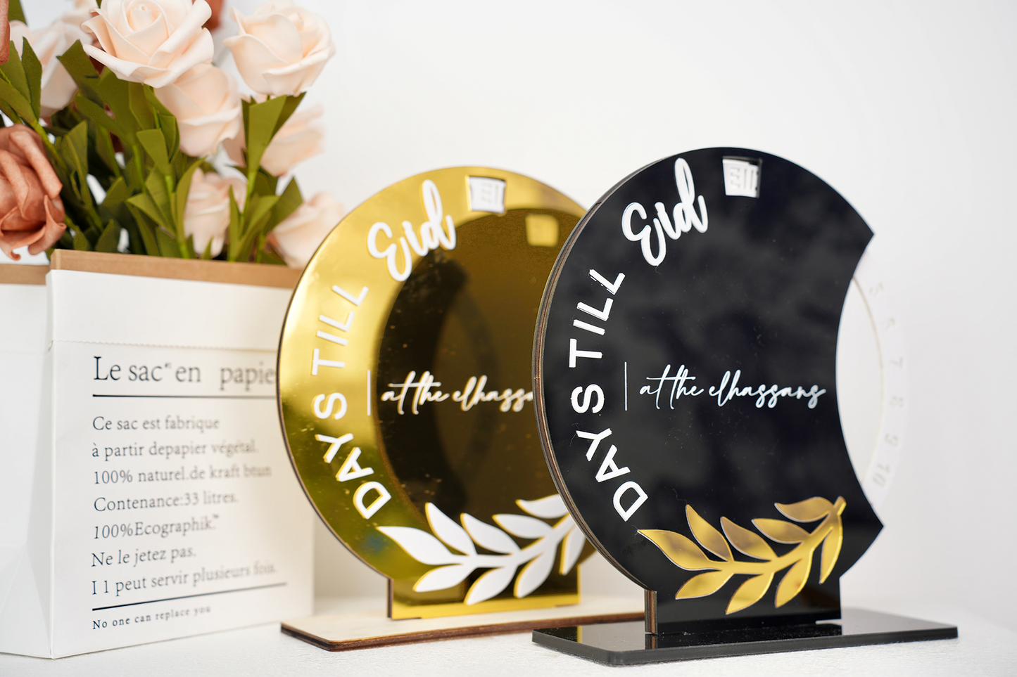 Wooden & Acrylic Wheel Ramadan Countdown Calendar