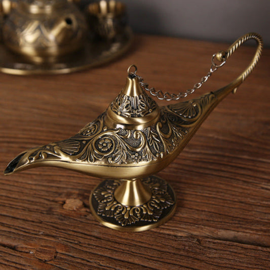 Aladdin’s Magic Lamp – Antique Brass Decor